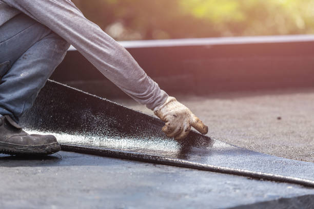 Professional Waterproofing technician working in Morton, PA